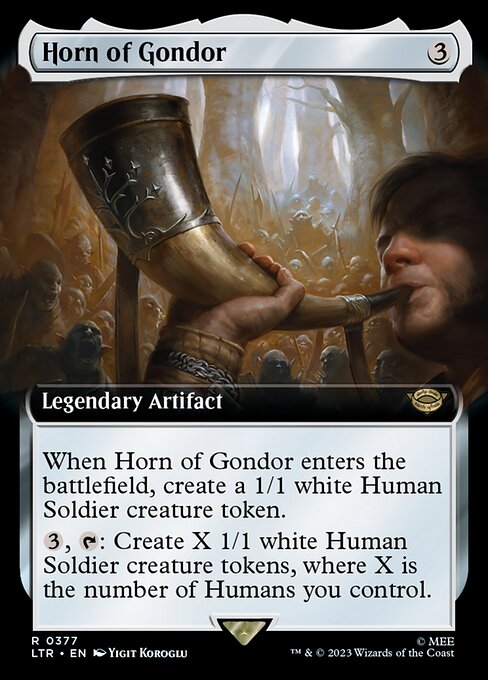 Horn von Gondor XLTR-377 Rare Excellent Englisch