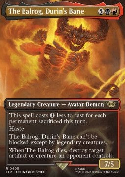 The Balrog, Durin's Bane XLTR-405 Rare Near Mint Englisch
