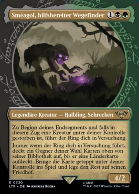 Sméagol, hilfsbereiter Wegefinder XLTR-330 Rare Excellent Deutsch Foil