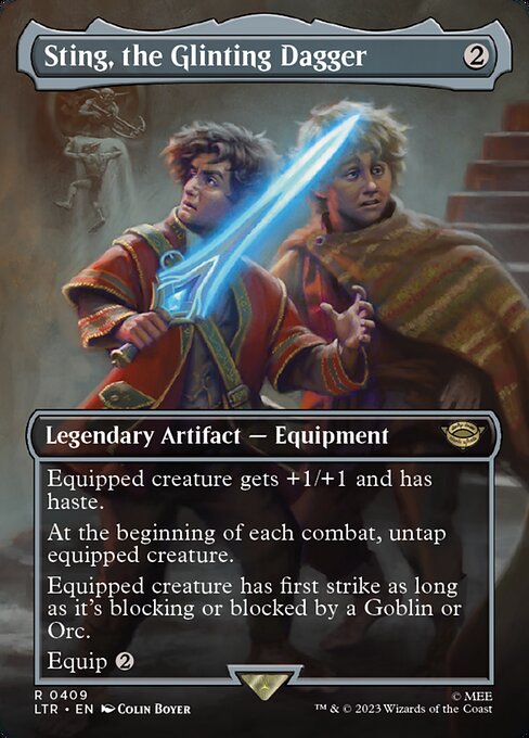 Sting, the Glinting Dagger XLTR-409 Rare Excellent Englisch Foil