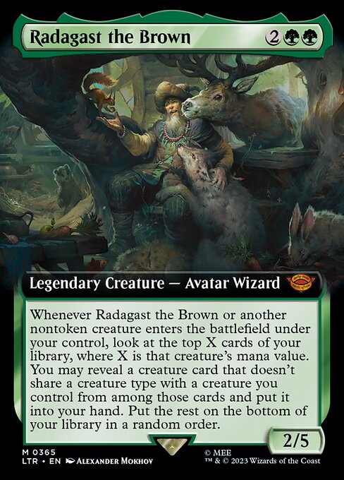 Radagast the Brown XLTR-365 Mythic Near Mint Englisch Foil