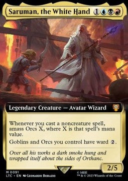Saruman, the White Hand XLTC-91 Mythic Excellent Englisch Foil