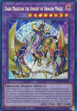 Dunkler Magier, der Ritter der Drachenmagie (V.1) BLMR-001 Secret Rare Excellent Deutsch 1. Auflage