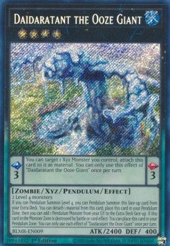 Daidaratant the Ooze Giant BLMR-009 Secret Rare Light Played Englisch 1. Auflage