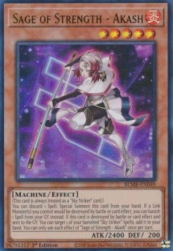 Sage of Strength - Akash BLMR-049 Ultra Rare Excellent Englisch 1. Auflage