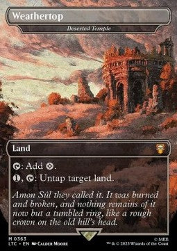 Verlassener Tempel (V.1) XLTC-363 Mythic Near Mint Englisch