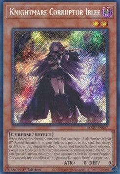 Albtraumritterin Beschädigerin Iblee BLMR-057 Secret Rare Near Mint Deutsch 1. Auflage