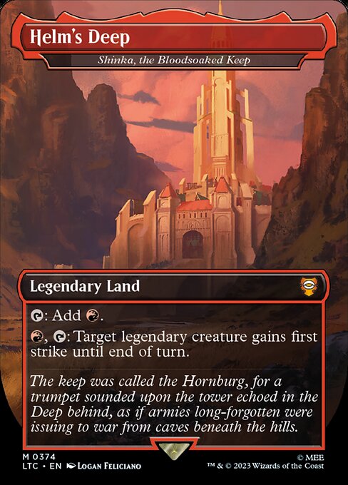 Shinka, der blutgetränkte Turm (V.1) XLTC-374 Mythic Near Mint Englisch