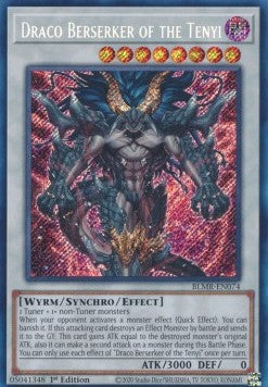 Dracho-Berserker der Tenyi BLMR-074 Secret Rare Near Mint Deutsch 1. Auflage
