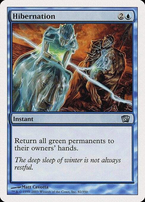 Hibernation 8ED-82 Uncommon Light Played Englisch Foil