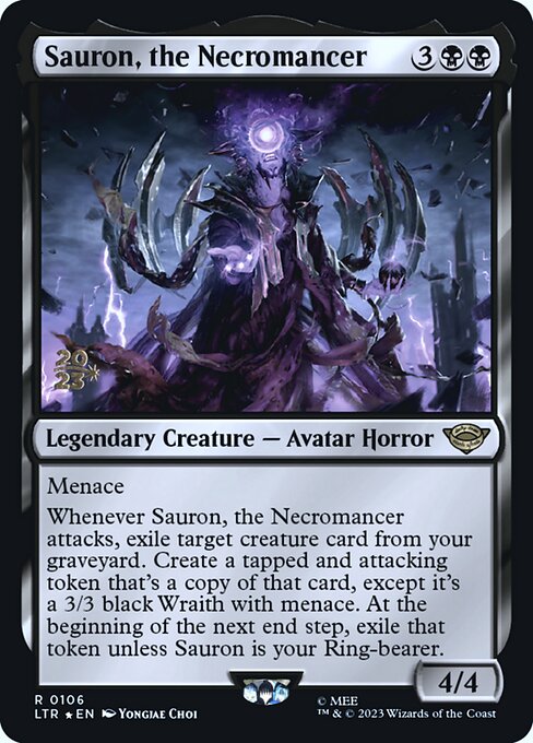 Sauron, the Necromancer PLTR-106 Rare Near Mint Englisch Foil