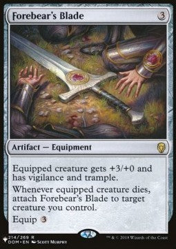 Forebear's Blade ZNL-214 Rare Near Mint Englisch