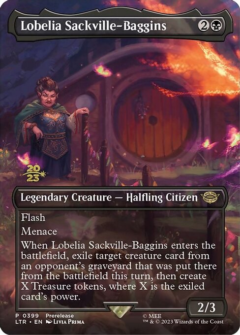 Lobelia Sackville-Baggins PLTR-399 Rare Near Mint Englisch Foil
