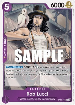 Rob Lucci (OP03-071) OP03 Rare Near Mint Englisch