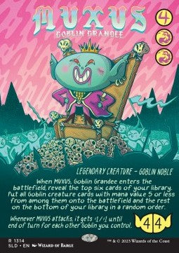 Muxus der Goblin-Grande SLDSM3-1314 Rare Near Mint Englisch Foil