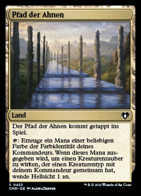 Pfad der Ahnen CMM-423 Common Near Mint Deutsch