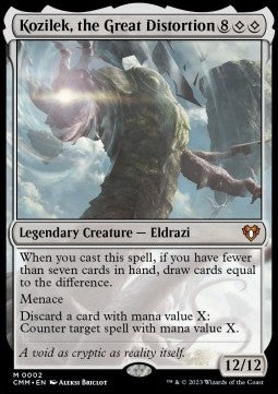 Kozilek, the Great Distortion CMM-2 Mythic Excellent Englisch