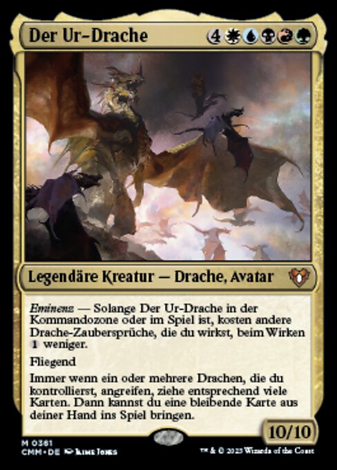Der Ur-Drache CMM-361 Mythic Near Mint Deutsch