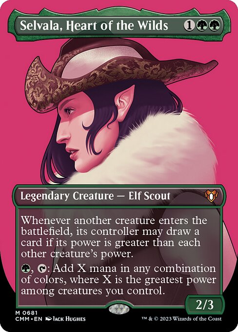 Selvala, Heart of the Wilds (V.2) XCMM-681 Mythic Near Mint Englisch