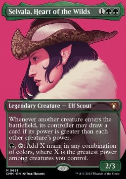 Selvala, Heart of the Wilds (V.2) XCMM-681 Mythic Near Mint Englisch