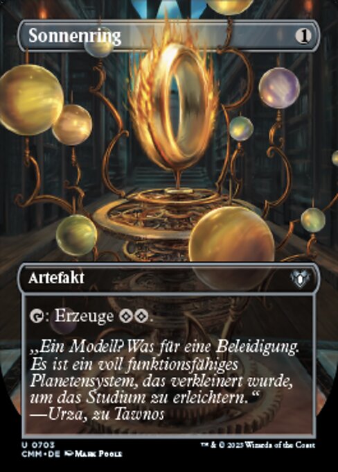 Sonnenring XCMM-703 Near Mint Deutsch Foil