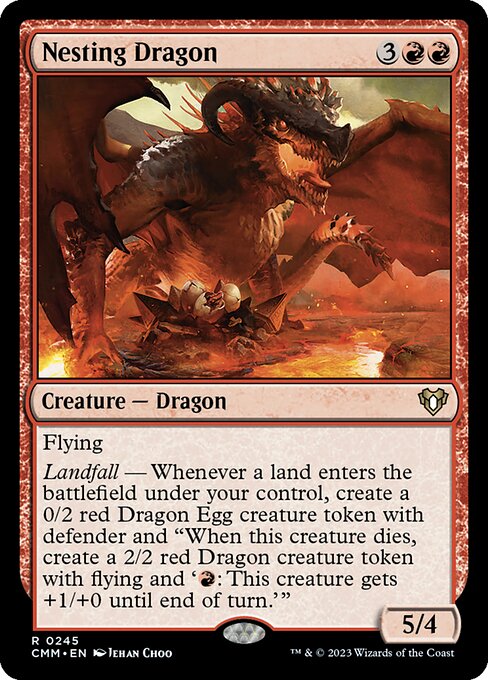 Nesting Dragon CMM-245 Rare Near Mint Englisch Foil
