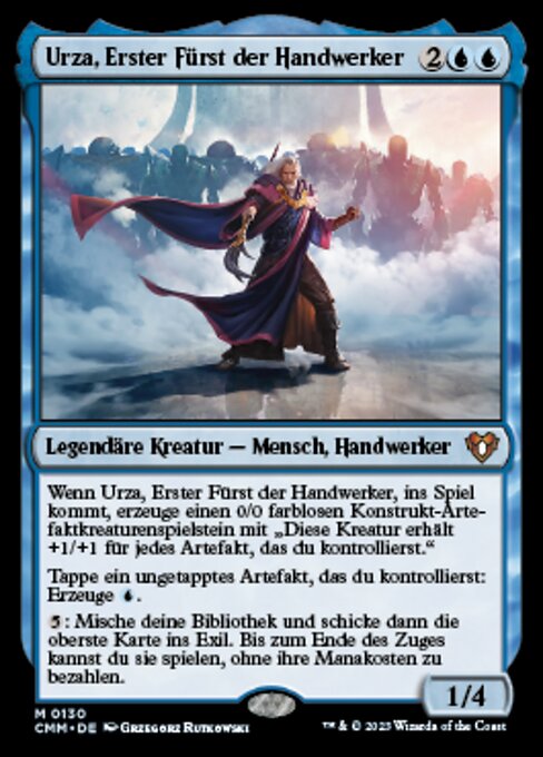 Urza, Erster Fürst der Handwerker CMM-130 Mythic Near Mint Deutsch