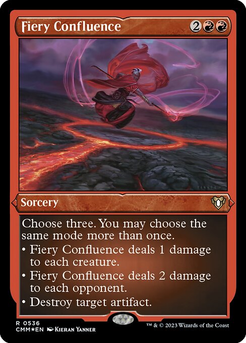 Fiery Confluence XCMM-536 Rare Near Mint Englisch Foil