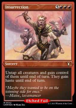 Aufruhr (V.1) XCMM-542 Mythic Near Mint Englisch Foil