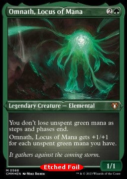 Omnath, der Sammelpunkt des Manas (V.1) XCMM-568 Mythic Near Mint Deutsch Foil
