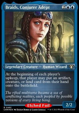 Braids, Beschwörungsadeptin XCMM-481 Rare Excellent Englisch Foil
