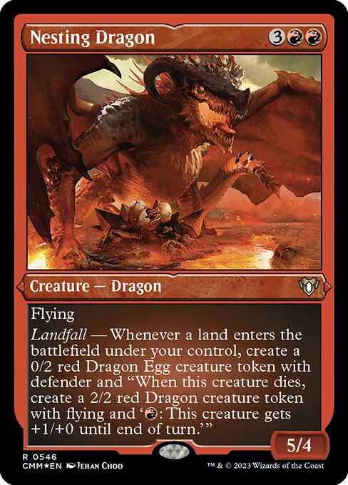 Nesting Dragon XCMM-546 Rare Near Mint Englisch Foil