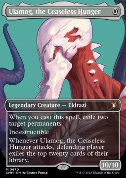 Ulamog, der unermessliche Hunger (V.2) XCMM-670 Mythic Excellent Deutsch Foil