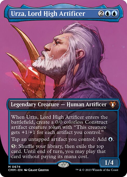 Urza, Erster Fürst der Handwerker (V.2) XCMM-674 Mythic Light Played Englisch