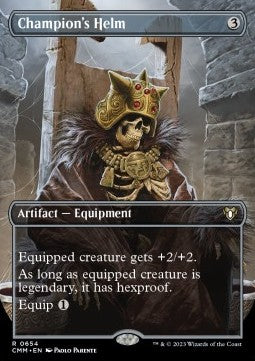 Helm des Champions (V.2) XCMM-654 Rare Near Mint Englisch Foil