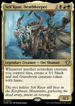 Sek'Kuar, Deathkeeper CMM-354 Rare Excellent Englisch