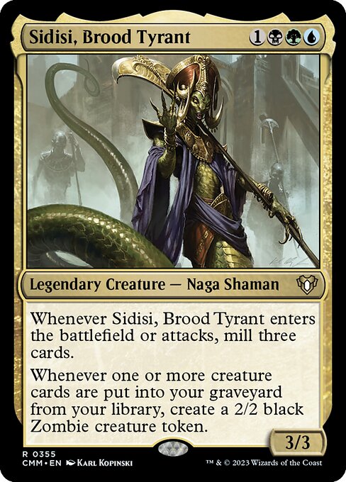 Sidisi, Brood Tyrant CMM-355 Rare Near Mint Englisch