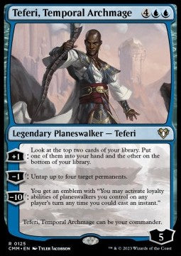 Teferi, Erzmagier der Zeit CMM-125 Rare Excellent Englisch