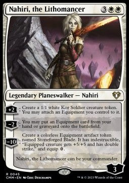 Nahiri, the Lithomancer CMM-45 Rare Excellent Englisch