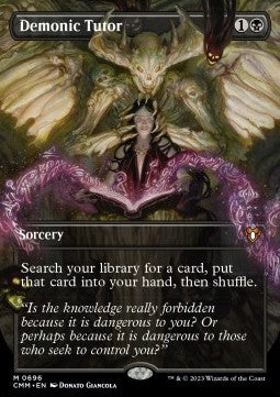Dämonischer Tutor (V.2) XCMM-696 Mythic Excellent Deutsch
