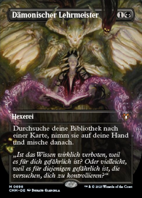 Dämonischer Tutor (V.2) XCMM-696 Mythic Excellent Deutsch