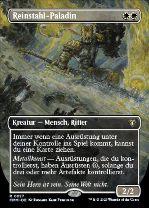 Reinstahl-Paladin (V.2) XCMM-627 Rare Near Mint Deutsch Foil
