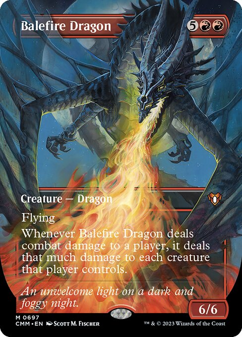 Balefire Dragon XCMM-697 Mythic Near Mint Englisch Foil