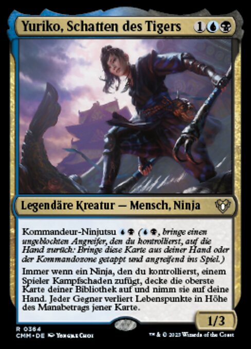 Yuriko, Schatten des Tigers CMM-364 Rare Near Mint Deutsch