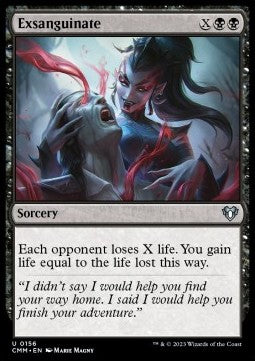 Blutaussaugen CMM-156 Uncommon Near Mint Englisch Foil
