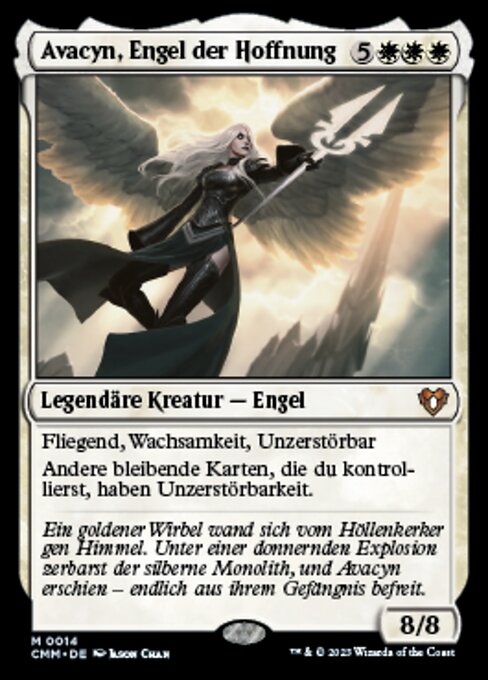 Avacyn, Engel der Hoffnung CMM-14 Mythic Near Mint Deutsch