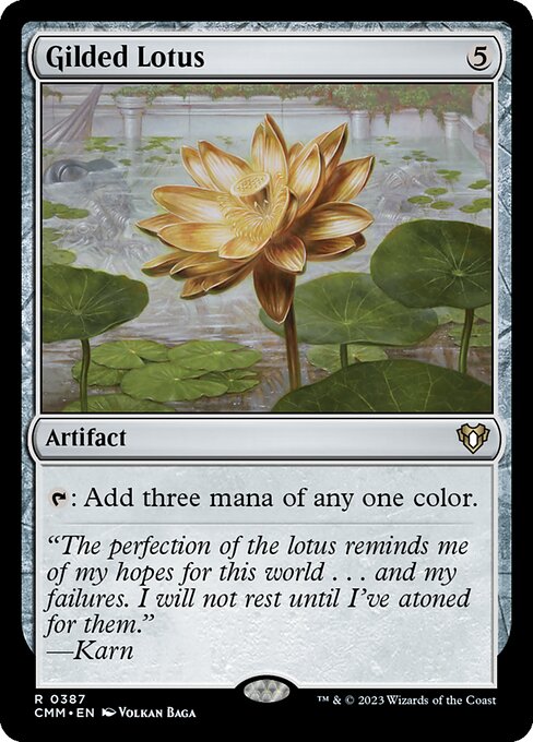 Gilded Lotus CMM-387 Rare Near Mint Englisch
