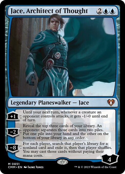 Jace, Architect of Thought XCMM-851 Mythic Near Mint Englisch