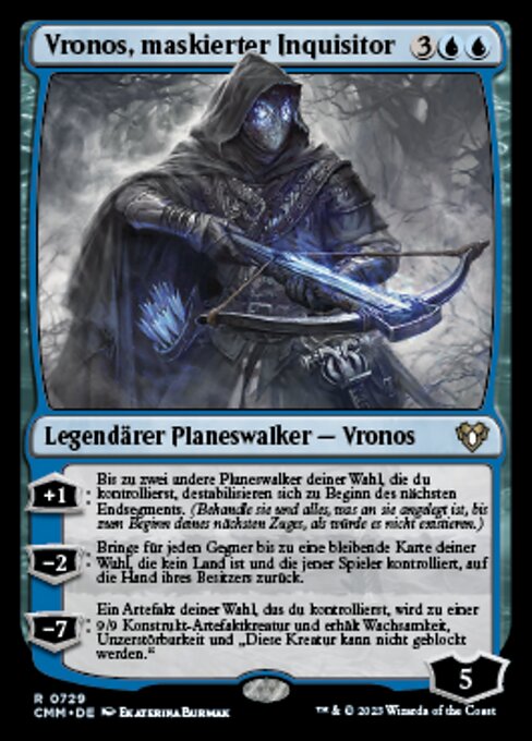 Vronos, Masked Inquisitor XCMM-729 Rare Near Mint Deutsch