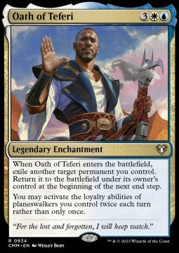 Oath of Teferi XCMM-934 Rare Near Mint Englisch